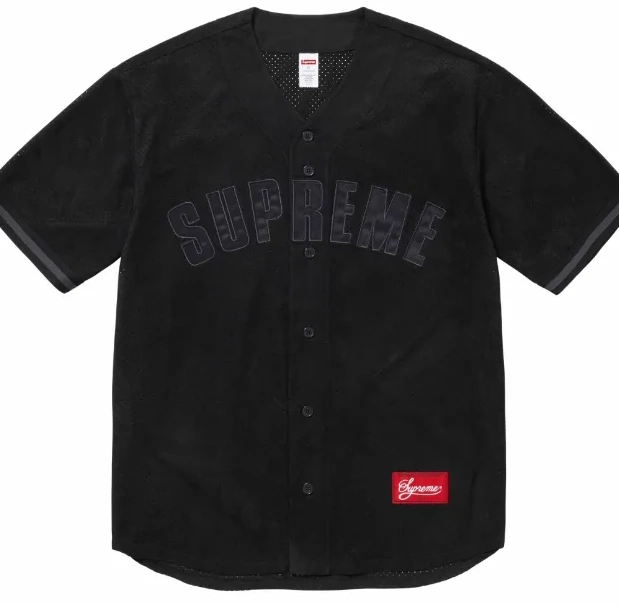 short baseball 24SS JERSEY BASEBALL suede mesh MESH ULTRASUDE sleeved 0824